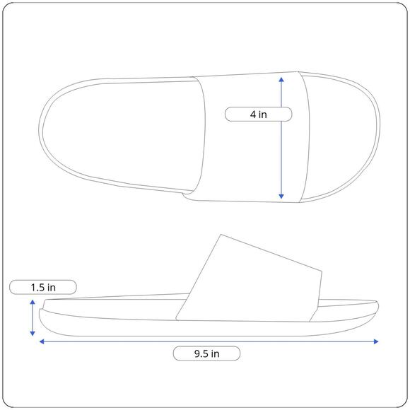 Women Sandals Unbranded Women Wide Strap Black Sandals Size 7 - Picture 2 of 7